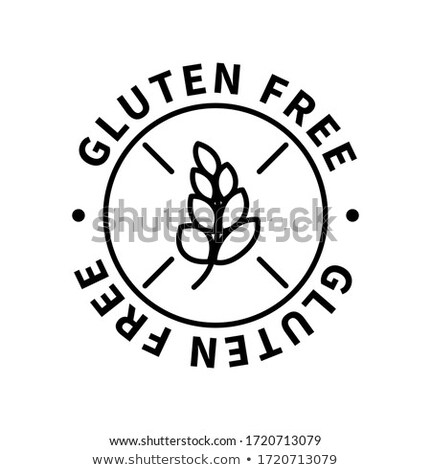 ストックフォト: Gluten Free Simple Icon Modern Design Element On White