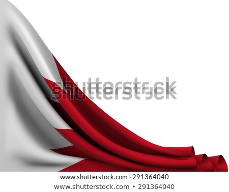 Stock photo: Bent Icon With Flag Of Bahrain