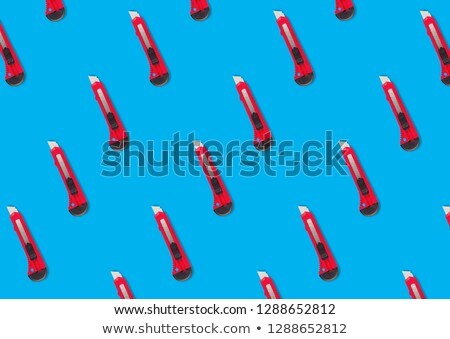 Stock photo: Blue Stationery Knife