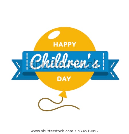 Stock fotó: Childrens Day Stamp