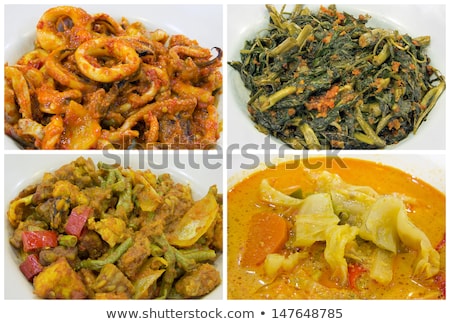 Stock photo: Southeast Asian Nyonya Peranakan Food Collage