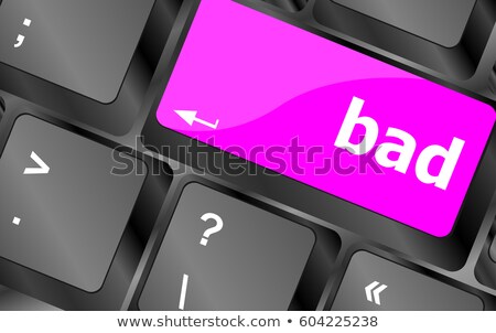 Badly Word On Computer Button Keyboard Keys Stockfoto © fotoscool