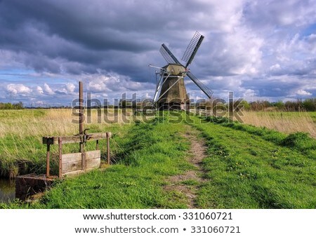 Windmill Wedelfeld Imagine de stoc © LianeM