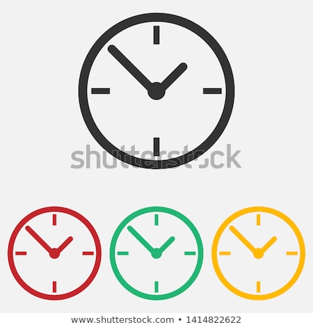 ストックフォト: Purple Clock Icon