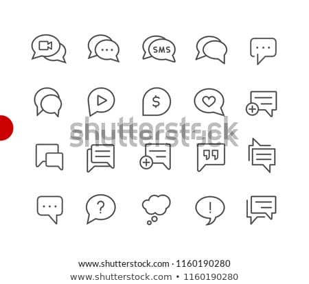 Bubble Icons Black Series Zdjęcia stock © Palsur