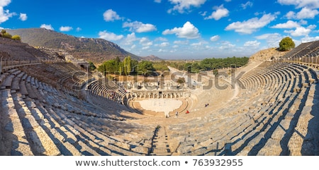 Foto stock: Amphitheater Coliseum In Ephesus