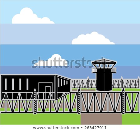 Zdjęcia stock: Rzwi · w · obozie · koncentracyjnym