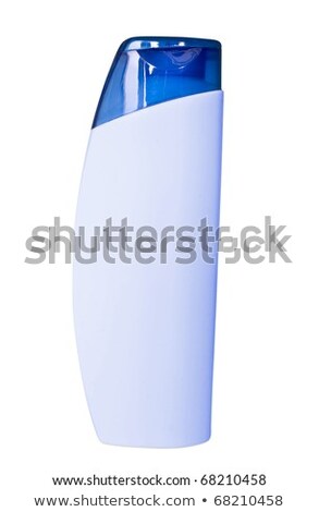 Stockfoto: Shampoo Bottle Isolated Empty Cosmetic Flask