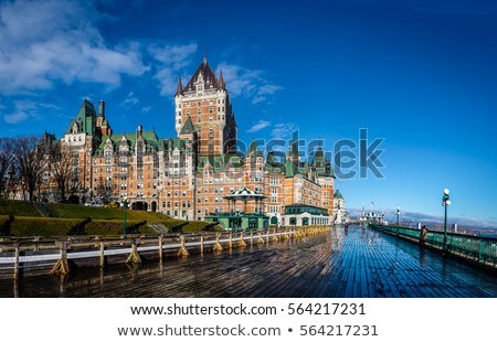 Stockfoto: Historic Chateau Frontenac In Quebec City