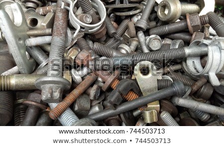 [[stock_photo]]: Long Bolts And Nuts