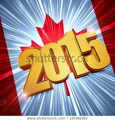 Canada New Year 2015 Сток-фото © marinini