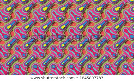 Stock fotó: Vibrant Papercut Layers In Different Colors
