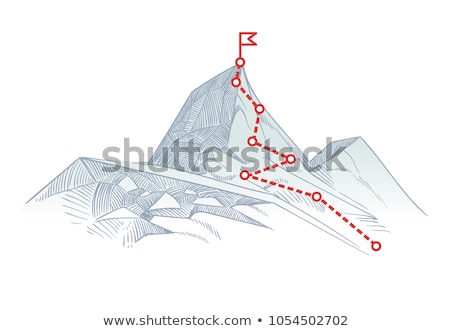 Stock photo: Destination To Success Concept