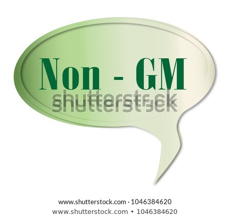Non Gm Speech Bubble Foto stock © BigAlBaloo