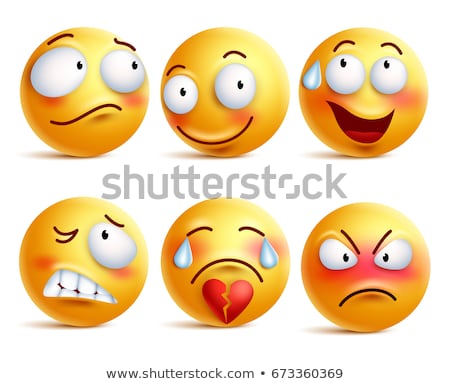 Stock fotó: Heart Face Emotion Icon Illustration Sign Design