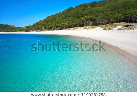 Stockfoto: Islas Cies Islands Beach Turquoise Near Vigo Galicia