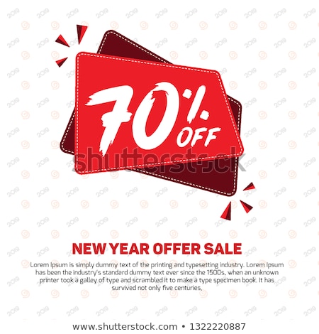 Stockfoto: Black Friday Big Sale 70 Percent Off Price Poster