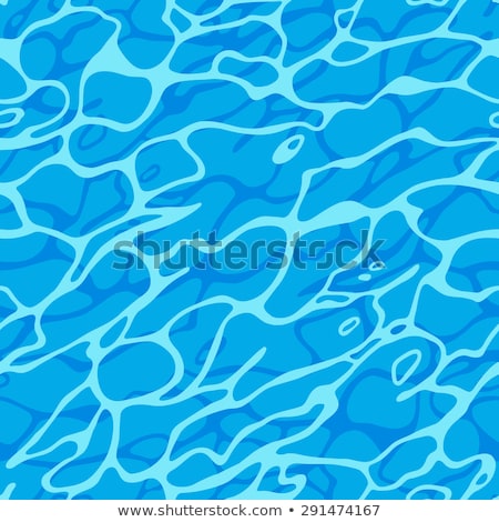 Foto d'archivio: Blue Seamless Pattern With Shining Water Ripple
