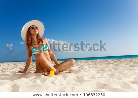 Stock foto: Sunbathing Girl