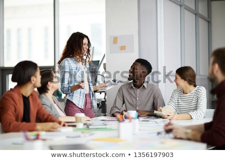 Stock foto: Multi Ethnic Team During A Meeting