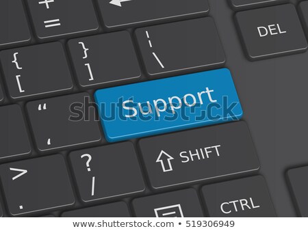 Stockfoto: Tech Support Keyboard Button