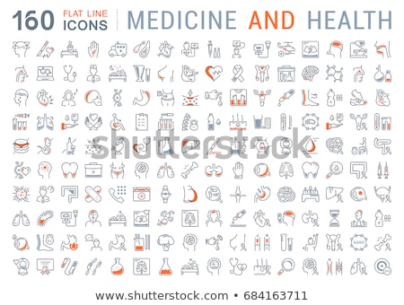 Stockfoto: Medical Icons And Symbols Vector Set