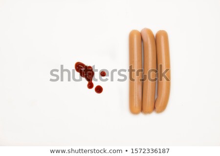 Foto stock: Three Sausages