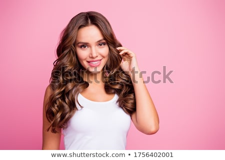 Stockfoto: Woman Enjoying A Color Therapy