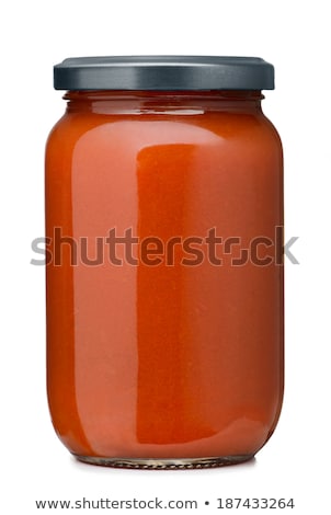 Stockfoto: Ketchup In Glass Jar