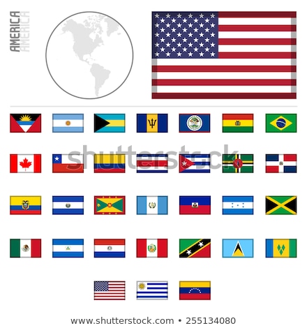 ストックフォト: Usa And Bolivia - Miniature Flags