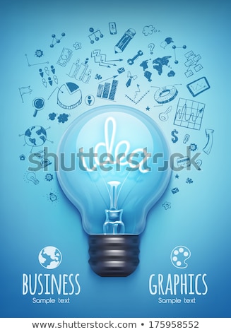Stock photo: Idea Concept Layout For Brainstorming And Infographic Background