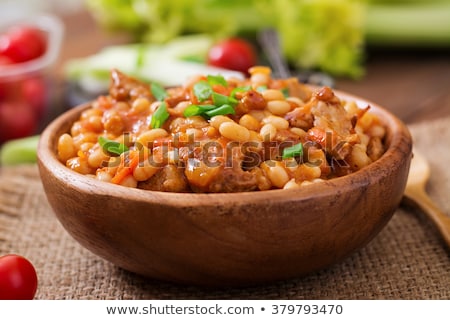 [[stock_photo]]: Spicy Pork With White Beans