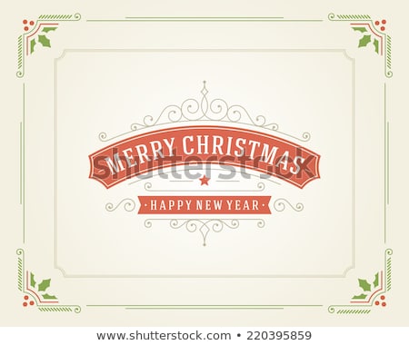 Stok fotoğraf: Christmas Vintage Background Eps 10