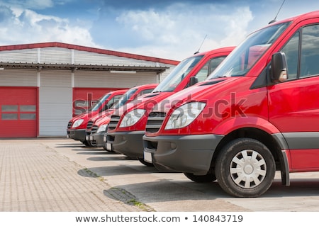 Foto stock: Various Delivery Truck