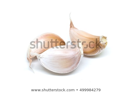 Foto stock: Three Cloves Of Garlic
