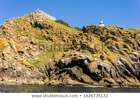 Сток-фото: Islas Cies Islands Lighthouse Faro Cies In Vigo