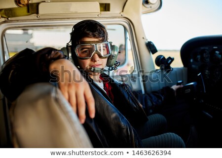 [[stock_photo]]: Outdoor Shot Of Small Plane Taking Off