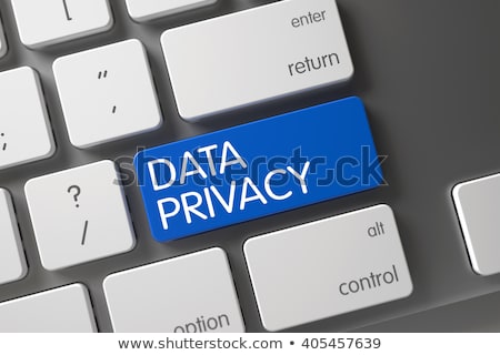 Zdjęcia stock: Confidential Data On Blue Key 3d Render