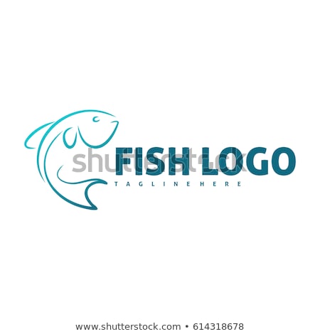 Stockfoto: Mackerel Of Blue Color Fish Vector Illustration