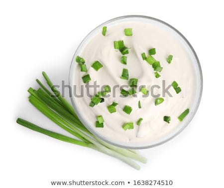 ストックフォト: Sour Cream With Onion