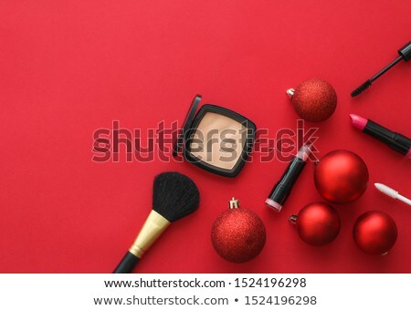 ストックフォト: Make Up And Cosmetics Product Set For Beauty Brand Christmas Sal