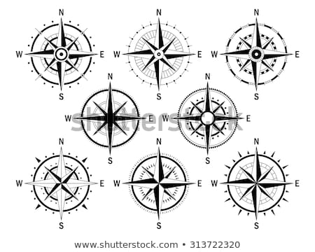 Zdjęcia stock: Vector Set Magnets With Compass