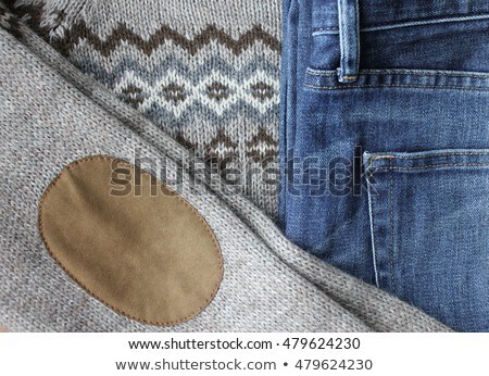 Foto stock: Patch On The Sleeve Sweater