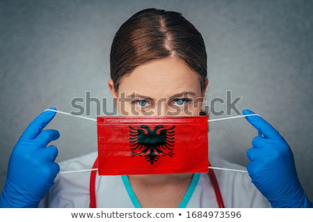 Foto stock: Mask Albania