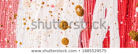 Stock fotó: Abstract Acrylic Paint Strokes Art Brush Flatlay Background