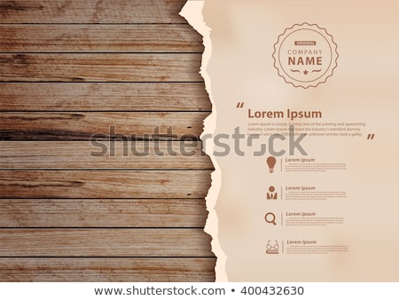 Сток-фото: Old Sheets Of Paper On Grunge Wooden Background