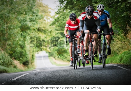 Stock photo: Cyclists