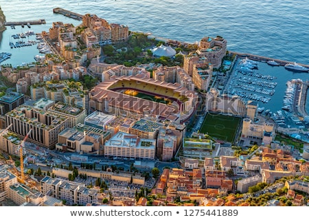 Stock photo: Principality Of Monaco Aerial Panoramic Sunrise View