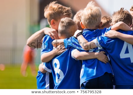 Children Football Team Players Happy Sports Boys In A School Te Stockfoto © matimix