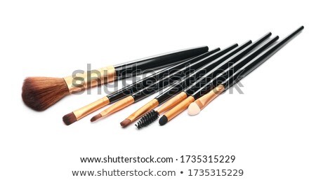 Foto stock: Eyeshadow Palette And Brushes